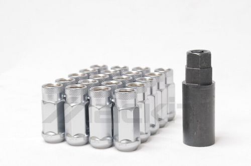 Wheel mate fits 14x1.50 monster open end silver lug nut - set of 20