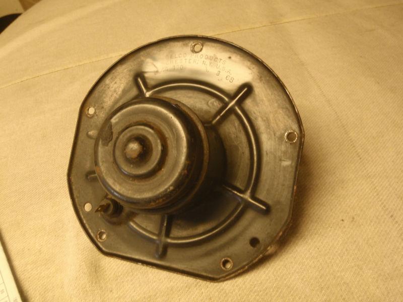 Chevelle malibu el camino fan blower motor august 1968 date code