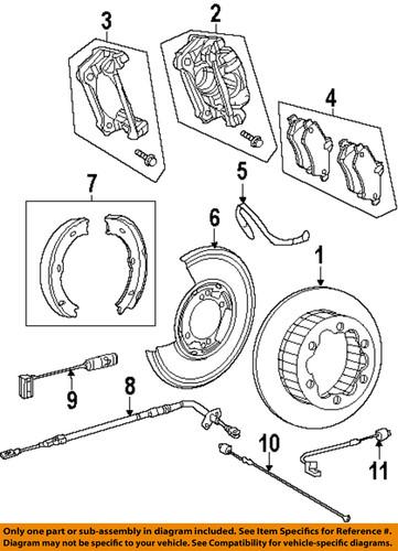 Dodge oem 68006722aa disc brake pad electronic wear sensor/brake wear sensor