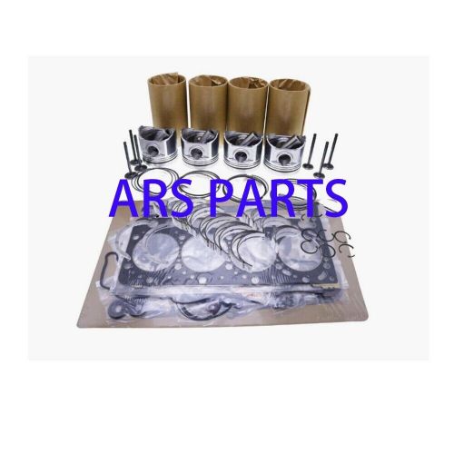 Overhaul rebuild kit for yanmar 4tna82 engine excavator tractor with head gasket