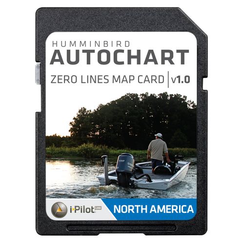 ​humminbird autochart zero lines map card - 32gb sd card