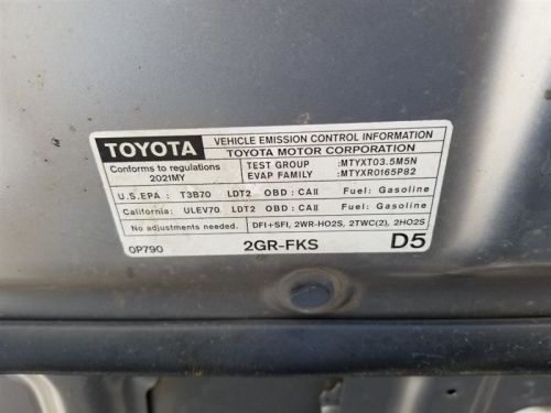 Alternator 6 cylinder 2grfks engine fits 16-19 tacoma 1603986