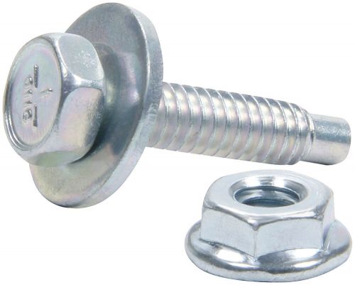 Allstar performance all18655-50 body bolt kit 50pk silver 1-1/8in