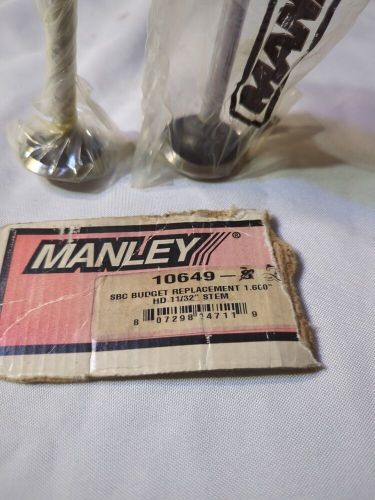 Manley 10649-1 1.600&#034; small block chevy budget replacement two exhaust valves