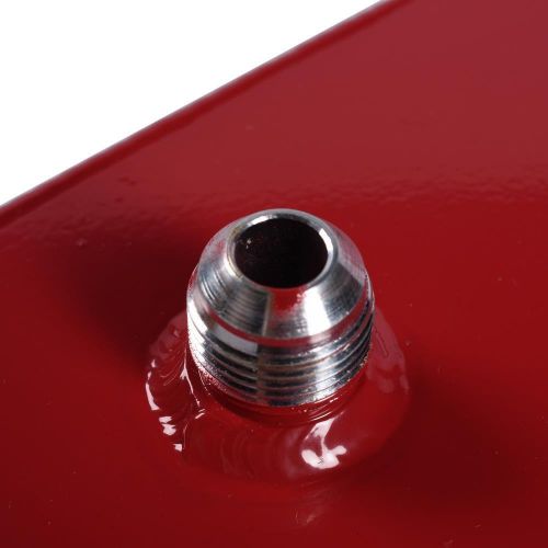 8 gallon red coated aluminum racing/drifting fuel cell gas tank&amp;level sender