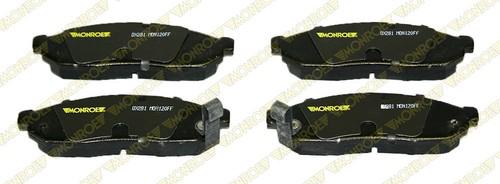 Monroe dx281 brake pad or shoe, front-monroe dynamics brake pad