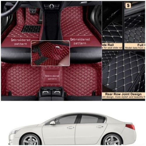 For infiniti all model custom car floor liner mats pu leather waterproof carpets