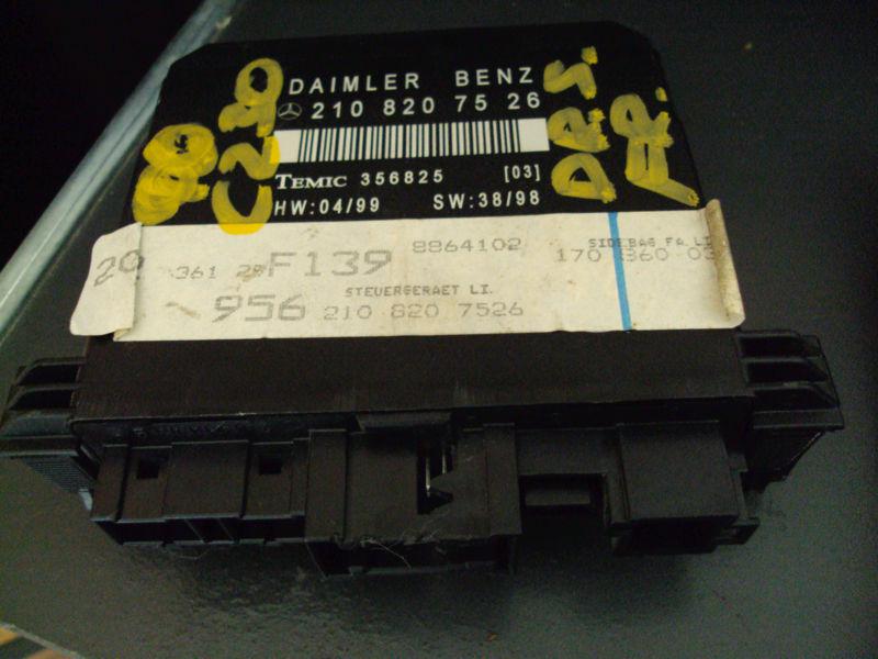 98 99 00 mercedes w202 c230 c240 c43 front door control module 2108207526 *left*