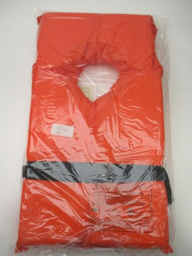 Flowt 6 pack adult super large life vests over 90 lbs orange life jacket