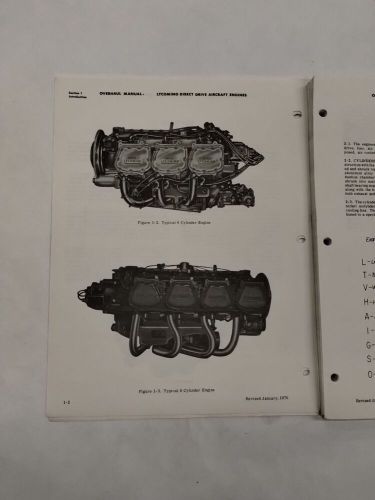 Lycoming direct drive engine overhaul manual part no. 60294-7 -copy