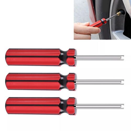 3x tire tube installer repair tool car auto screwdriver valve stem core remover