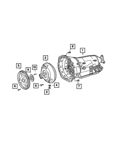 Genuine mopar automatic transmission rl104552aa