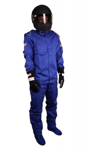 Rjs racing equipment 200440305 elite series 5 pants sfi 3.2 a/5 large blue