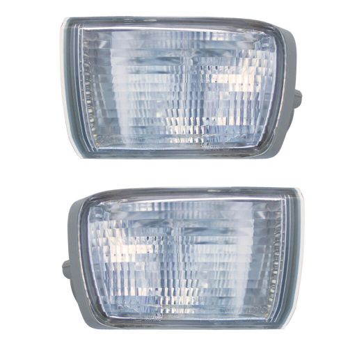 Corner turn signal lights pair set for 03-05 toyota 4runner (w/drl) left &amp; right