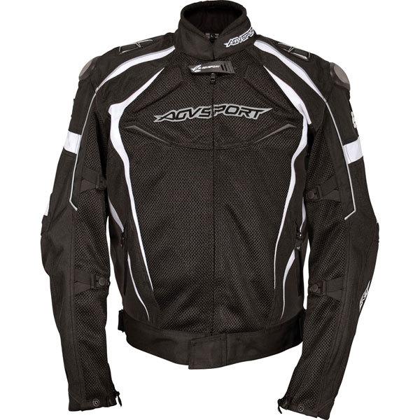 Black xl agv sport laguna textile jacket