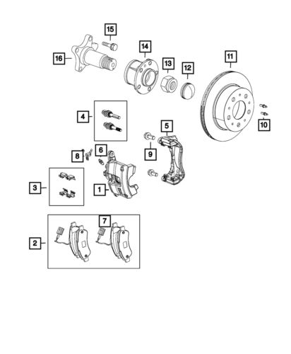 Genuine mopar brake rotor magneti marelli 2amv3434ac