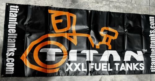 **titan fuel tanks vinyl banner 2.5x6ft 