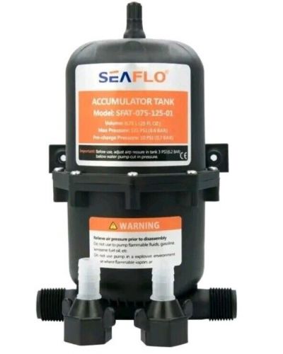 Seaflo marine rv water accumulator tank boat water pump pressure 0.75l