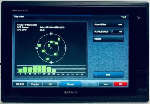 Garmin gpsmap 7612xsv 12&#034; multi-touch  chartplotter display