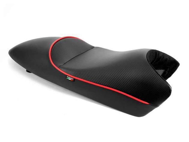 Sargent world sport performance seat 1pc red trim ducati monster 750 2000-2007