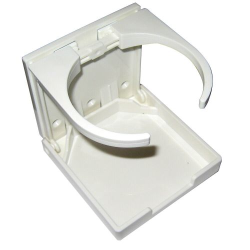 Whitecap folding drink holder - white nylon