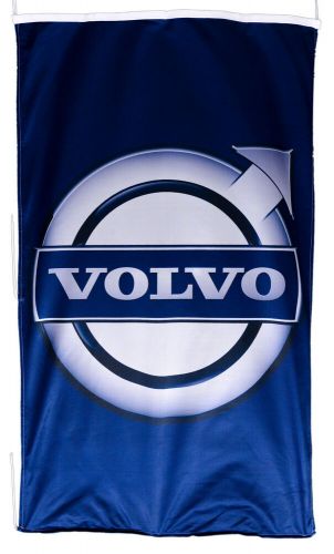 Volvo-flag blue vertical banner 5 x 3 ft 150 x 90 cm