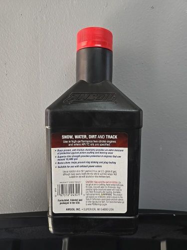 Racing amsoil dominator 2 stroke cycle oil premix 1 quart