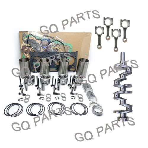 4tnv88 4d88e overhaul rebuild kit+crankshaft+connecting rod for yanmar engine