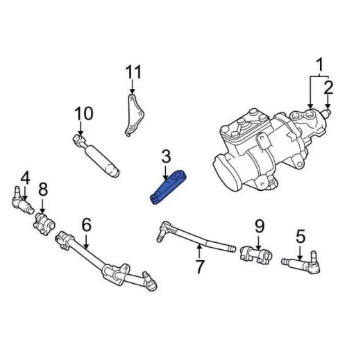 Genuine ford pitman arm 4c3z-3590-ca