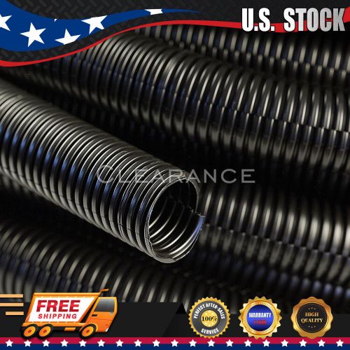 1&#034; 20 ft split wire loom conduit . polyethylene tubing car automotive power amp