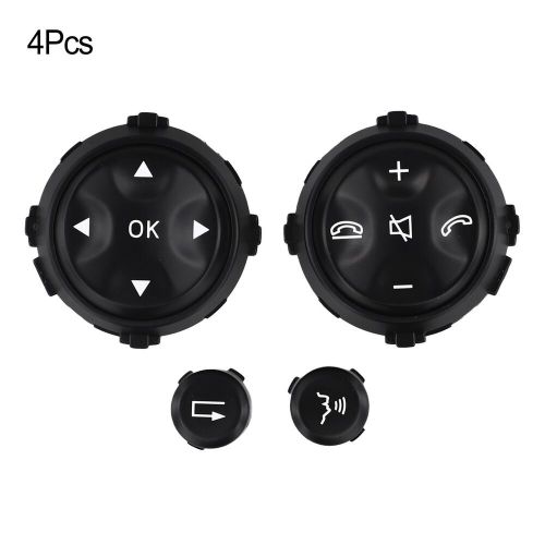 Black steering wheel switch button kit for mercedes w221 s550 s63 cl550 07-10