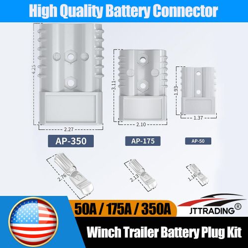 50a/175a/350a battery quick connector kit plug connect disconnect winch trailer