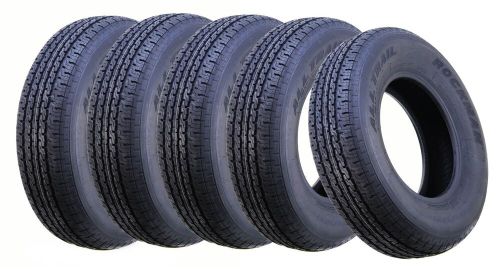 5 rockman trailer tires st205/75r14 8-ply load range d 105m steel belted radial