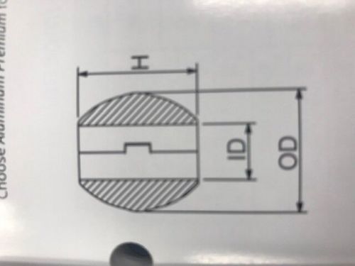 Boat shaft zinc streamline anode 7/8&#034; 1 pack