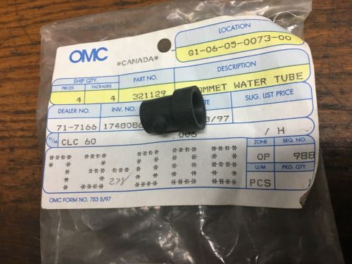 73-01 omc johnson evinrude grommet water tube 4hp 321129-