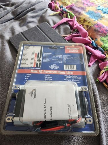 Peak maxpower 400 watt power inverter- nib pkcoaj