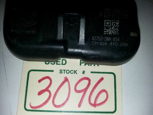 2008 honda cr-v tire pressure sensor tpms oem 42753-swa-a54 #3096