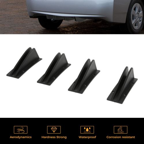 Rear bumper diffuser fin spoiler lip splitter for dodge challenger charger srt