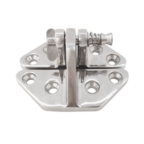 Isure boat 72x55mm 316 stainless steel hatch deck hinge with removable pin