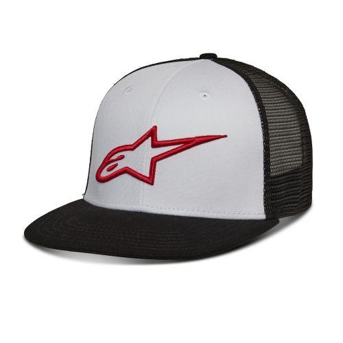 Alpinestars corp trucker hat white/black