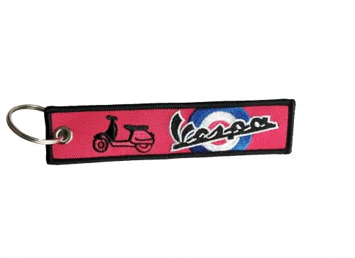 Vespa keyring motorcycle lanyard keychain pendant gift-