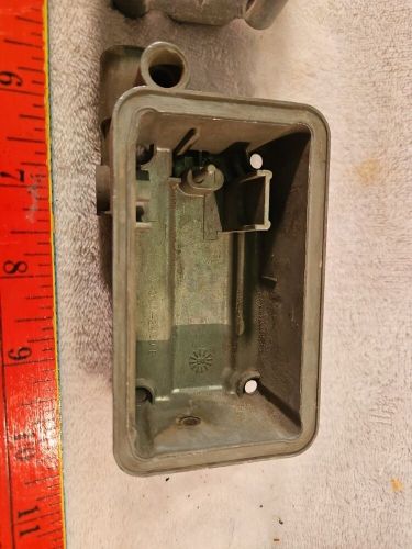 2 used holley fuel bowls carburetor parts as is estate find