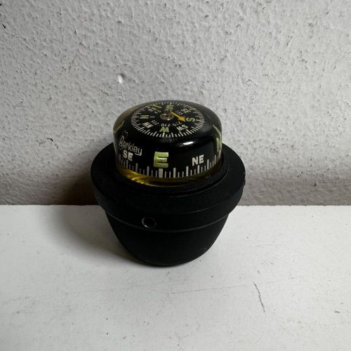 Vintage berkley ycm japan black travel navigation marine boat nautical compass