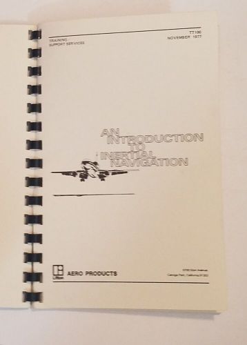 Litton aero an introduction to inertial navigation tt100 training 1977