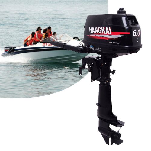 2stroke hangkai 6hp/3.6hp/3.5hp outboard motor fishing boat engine water cooling