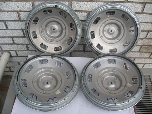 13&#034; metal wire spoke  hubcaps wheelcovers nova falcon valiant toyota datsun mint