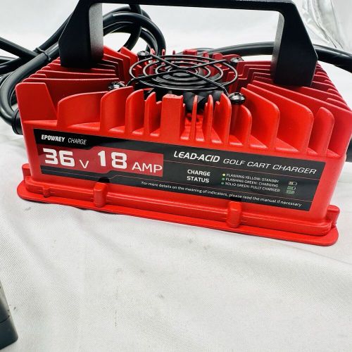 18 amp 36 volt golf cart battery charger for ezgo txt with d style plug