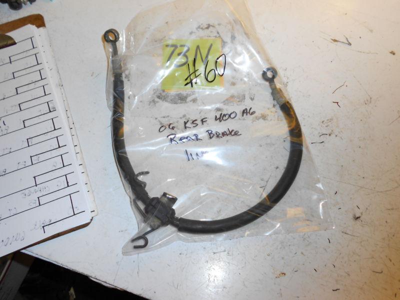 2006 kawasaki ksf400  rear brake hose line