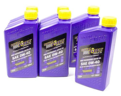 0w40 multi-grade sae oil case 6x1qt bottles