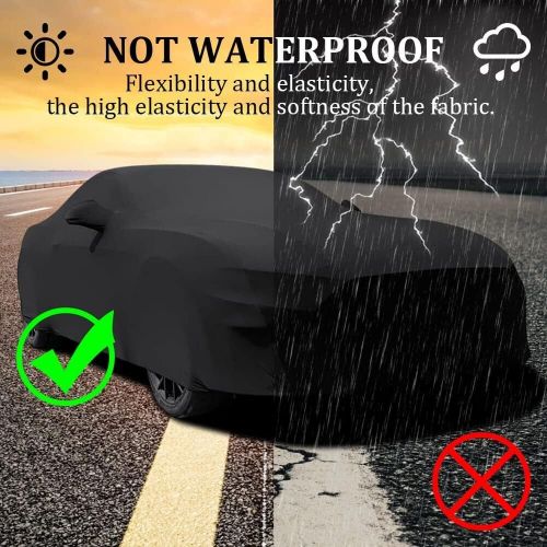 For aston martin one-77 indoor black dustproof stain stretch full car cover